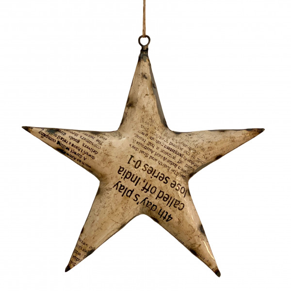 Recycled Iron Star - Large 