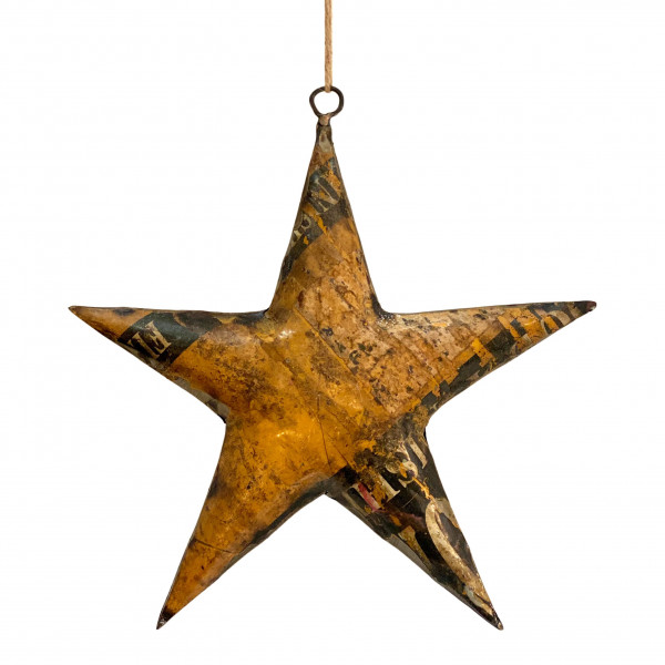 Recycled Iron Star - Medium